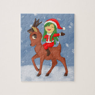 kerstkar legpuzzel