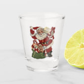 kerstkar shot glas (Voorkant)