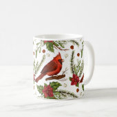 kerstkardinaal koffiemok (Voorkant rechts)