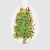 kerstkardinaal Lovitude Ornament (voorkant)