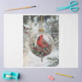 kerstkardinaal-versiering tissuepapier (Craft)