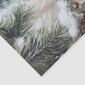 kerstkardinaal-versiering tissuepapier (Detail)