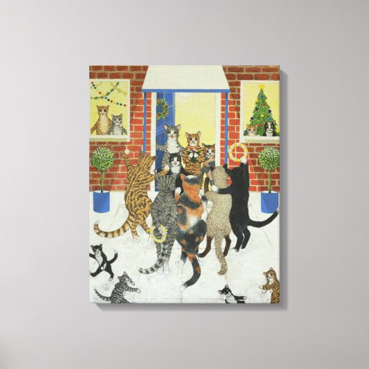 kerstkarolen canvas afdruk (Voorkant)