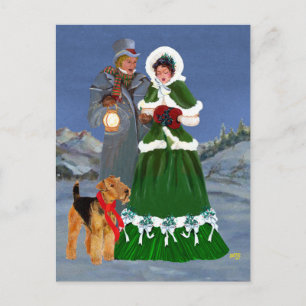 kerstkarolen feestdagenkaart