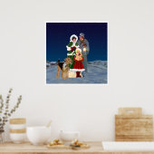 kerstkarolen poster (Keuken)