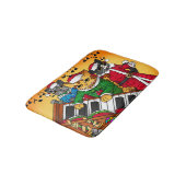 kerstkarolkatten badmat (Gekanteld)