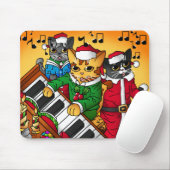 kerstkarolkatten muismat (Met muis)