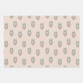 kerstkast inpakpapier vel (Voorkant 2)