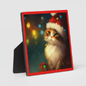 Kerstkat 3 fotoplaat (Voorkant)