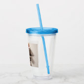 Kerstkat 3D Acryl Drinkbeker (Links)