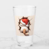 Kerstkat 3D Glas (Voorkant)