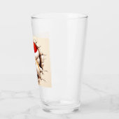 Kerstkat 3D Glas (Links)