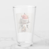 Kerstkat 3D Glas (Achterkant)