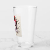 Kerstkat 3D Glas (Links)