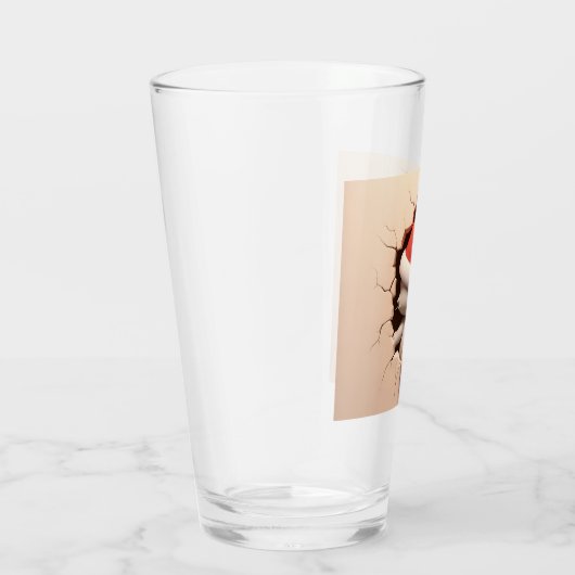 Kerstkat 3D Glas (Rechts)