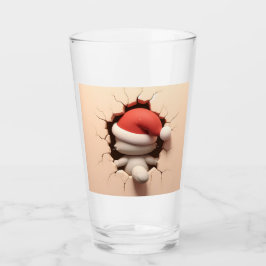Kerstkat 3D Glas