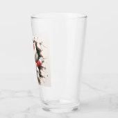 Kerstkat 3D Glas (Links)