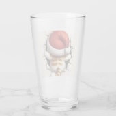 Kerstkat 3D Glas (Achterkant)