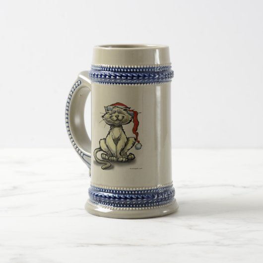 kerstkat bierpul (Voorkant links)