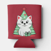 kerstkat blikjeskoeler (Achterkant)