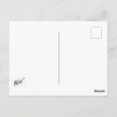 kerstkat briefkaart (Achterkant)