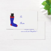 Kerstkat, cadeau labels, visitekaartjes (Bureau)