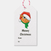 kerstkat cadeaulabel (Voorkant)