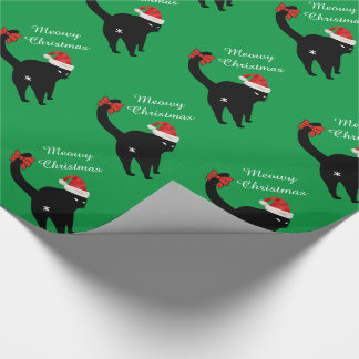 kerstkat cadeaupapier