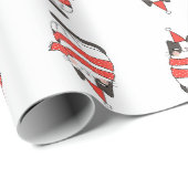 kerstkat cadeaupapier (Rol Hoek)