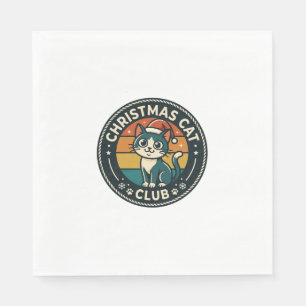 Kerstkat Cute Kitty Design - Kerstkat Cl Servet
