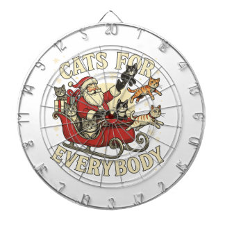 Kerstkat Dartbord
