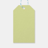 Kerstkat en muis uit de jaren vijftig cadeaulabel (Achterkant)