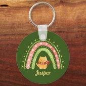 kerstkat en regenboog, speciaal voor Sleutelhanger (Voorkant)