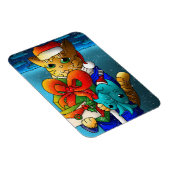 Kerstkat-gast Magneet (Rechterzijde)