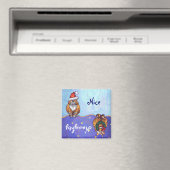 Kerstkat Ginger Magneet (Insitu (Vaatwasser))