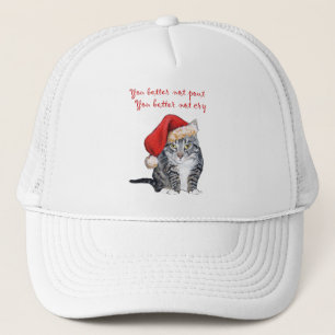 Kerstkat - Je moet niet mokken! Trucker Pet