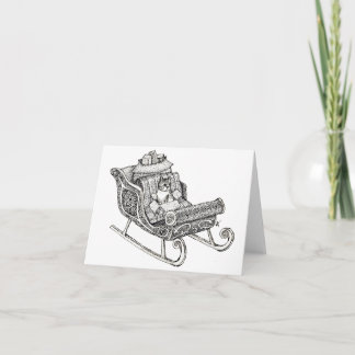 kerstkat kaart