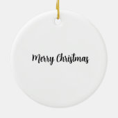 Kerstkat Keramisch Ornament (Achterkant)