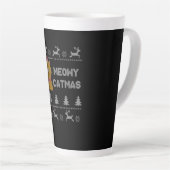 Kerstkat Latte Mok (Rechterhoek)