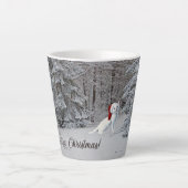 Kerstkat Latte Mok! Mok (Voorkant)