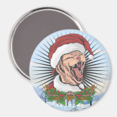 kerstkat Magnet Magneet (Voorkant / Achterkant)