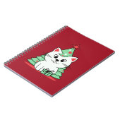 kerstkat notitieboek (Linkerzijde)