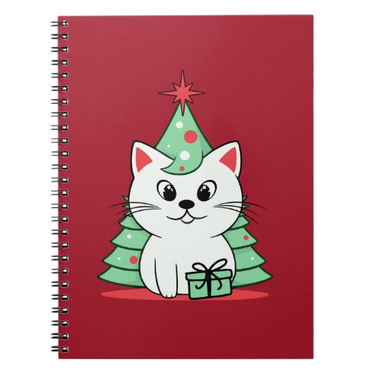 kerstkat notitieboek (Voorkant)