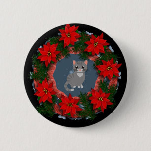 kerstKat Ronde Button 5,7 Cm
