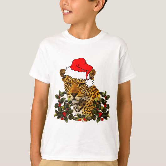 Kerstkat T-shirt (Voorkant)