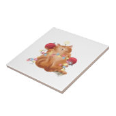 kerstkat tegeltje (Zijkant)