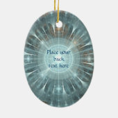 Kerstkathedraal Keramisch Ornament (Achterkant)