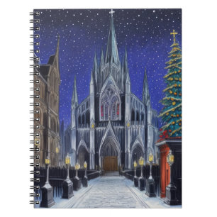 kerstkathedraal notitieboek