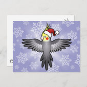 kerstkatiel feestdagenkaart (Voorkant / Achterkant)