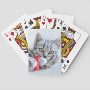 Kerstkatje Pokerkaarten